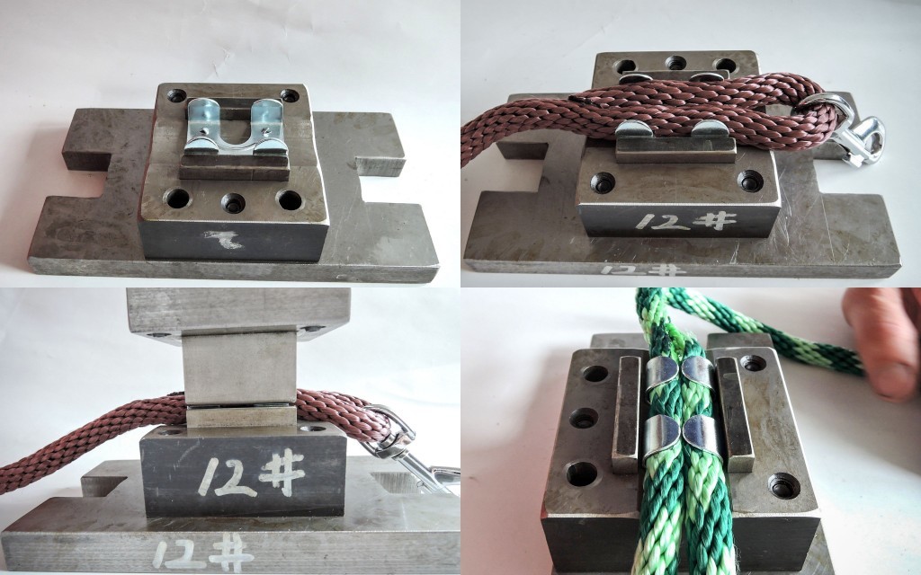 Machine attachment of metal clamp