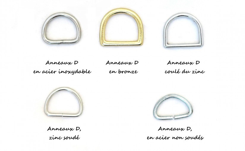 Anneaux et demi-anneaux de mercerie